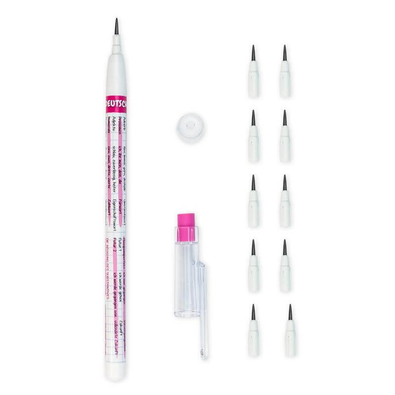Spicker - Bleistift ZIEH & STECK, 6-fach sortiert (einzeln)