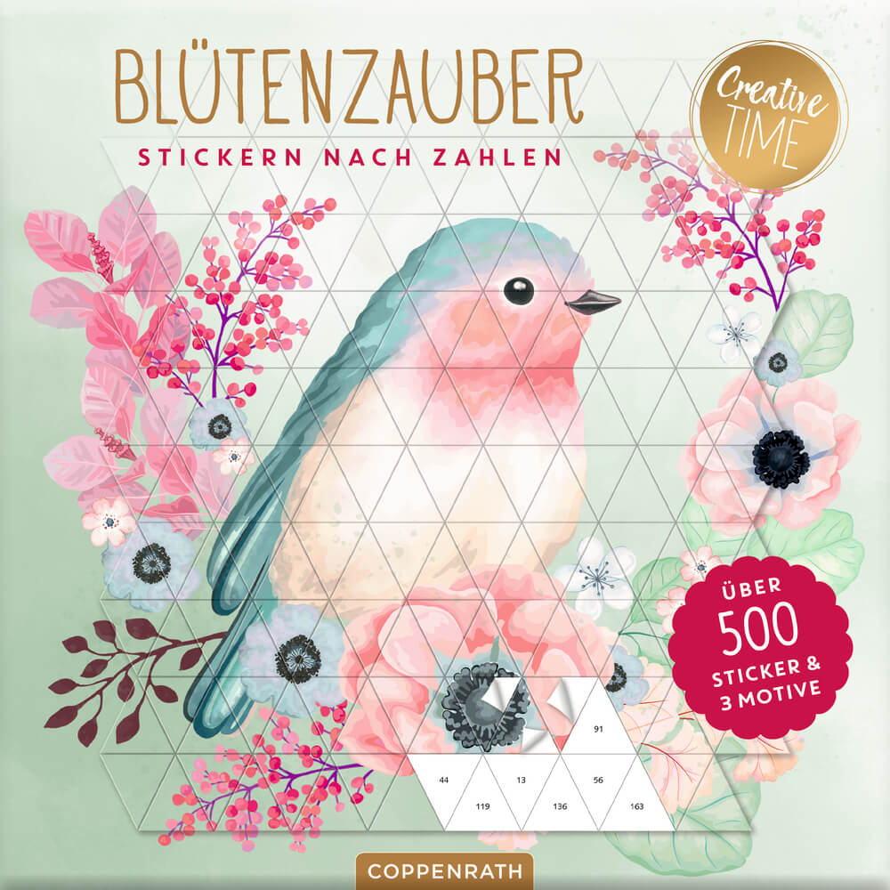 4050003952765 Stickern nach Zahlen: Blüten-Zauber (Creative Time)