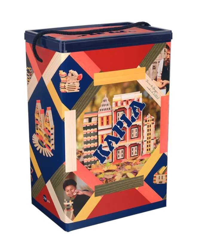 KAPLA - 200er Box - Herbst Edition - Orange, Gelb, Grün, Natur