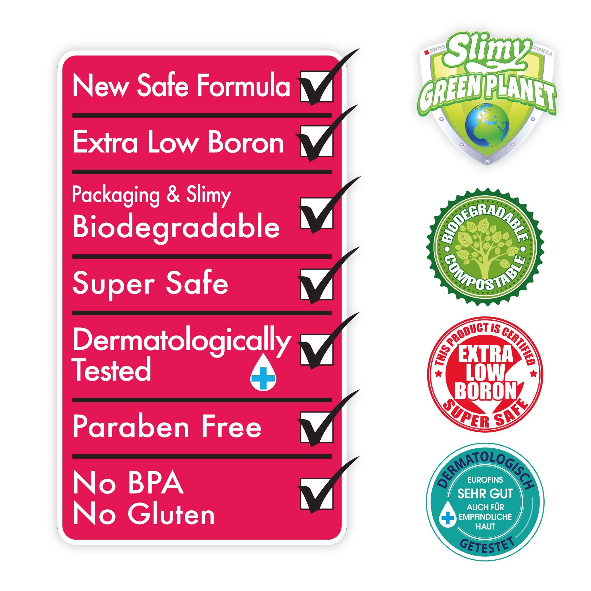Slimy® Green Planet 250ml in biologisch abbaubarer Mülltonne