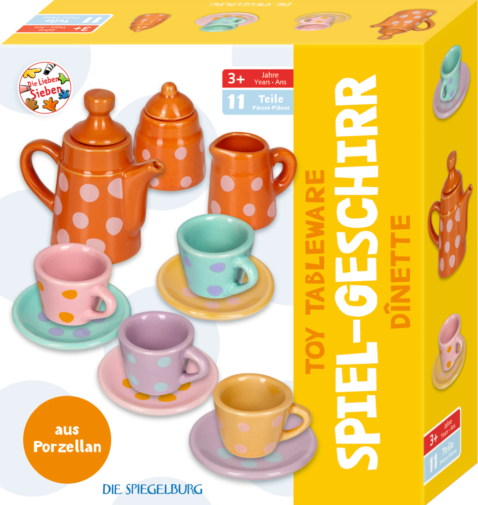 4029753187864 Spiel-Geschirr aus Porzellan - Die Lieben Sieben