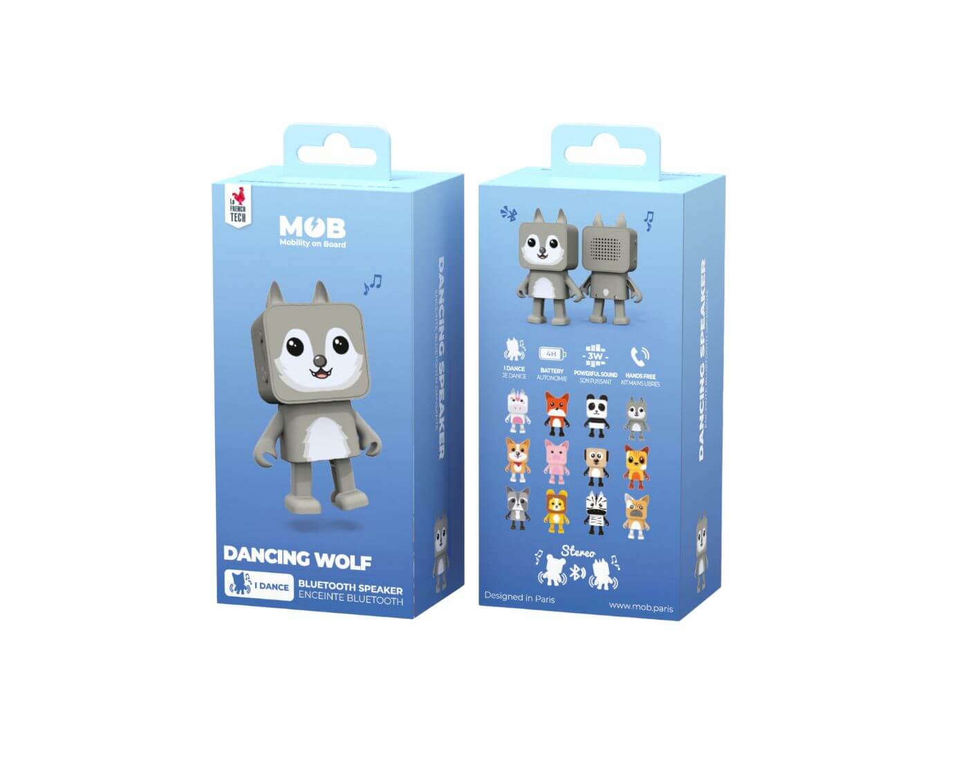 MOB Dancing Animal Speaker - Wolf