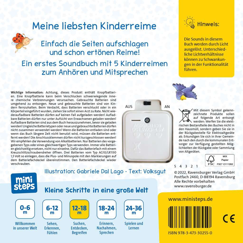 ministeps: Ri-ra-rutsch! Erste Kinderreime