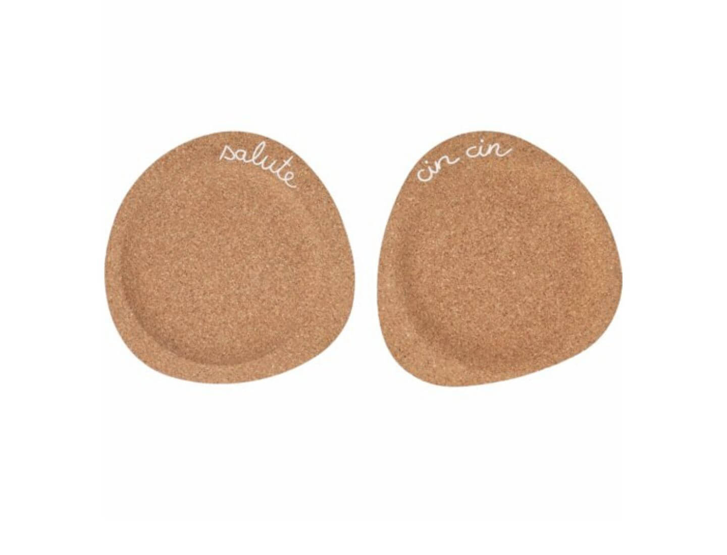 Cucina Kork Untersetzer 2er set Salute/Cin Cin