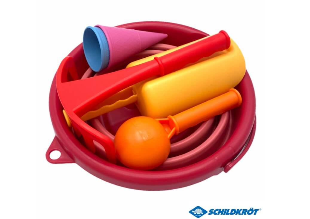 7in1 Sandspielzeug Set, rot