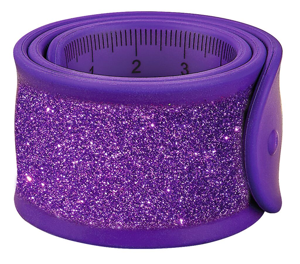 26199_violett Schnapp-Armband Lineal (versch. Farben)