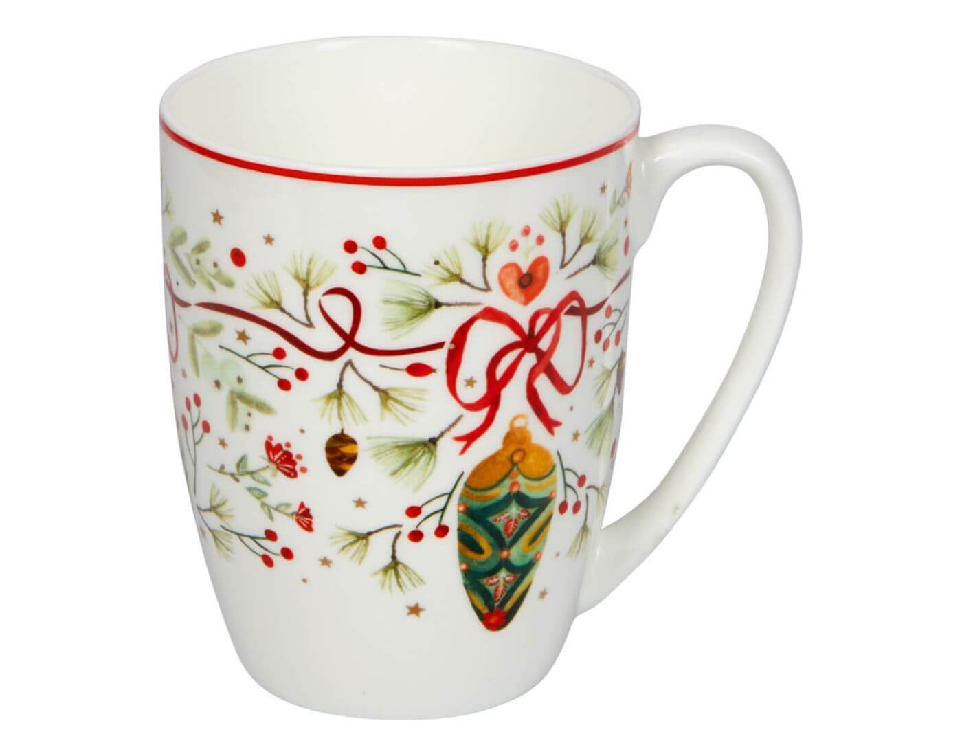 Porzellan-Tasse - Festliche Weihnachten