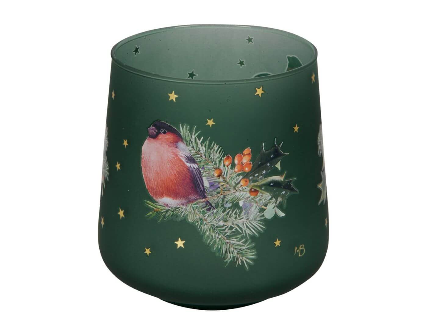 Kleines Windlicht Zauberhafter Winterwald Kleines Windlicht Zauberhafter Winterwald