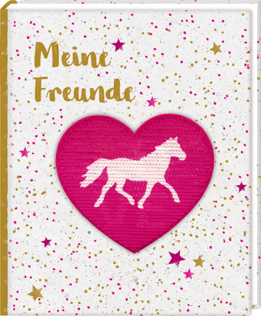 4050003949543-1 Freundebuch: Pferdefreunde (Wendepailletten) - Meine Freunde