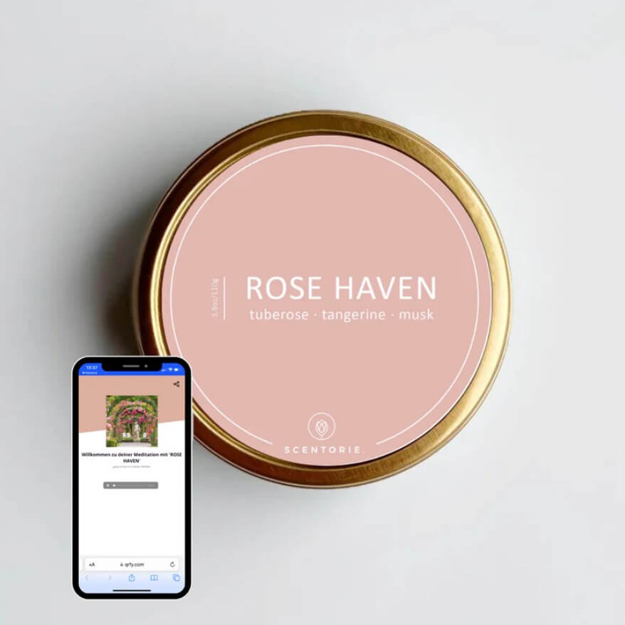 ROSE HAVEN (110g Duftkerze mit Holzdocht) ROSE HAVEN (110g Duftkerze mit Holzdocht)