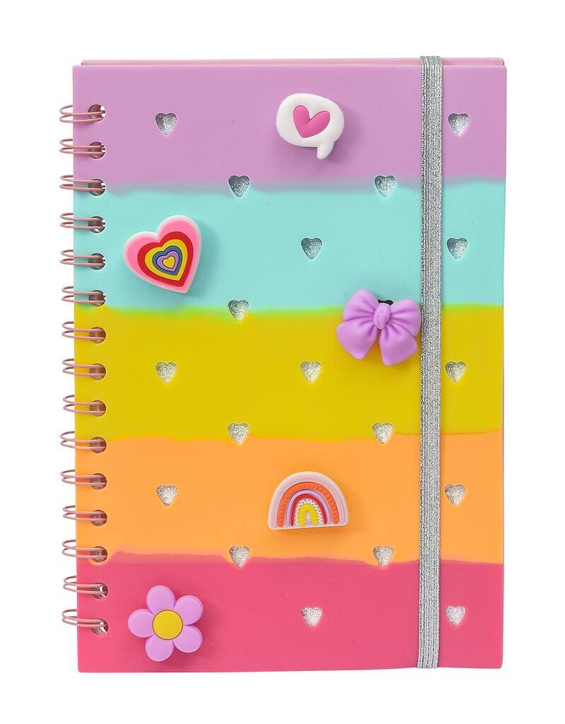 Holo Notizbuch mit Charms Holo Notizbuch mit Charms