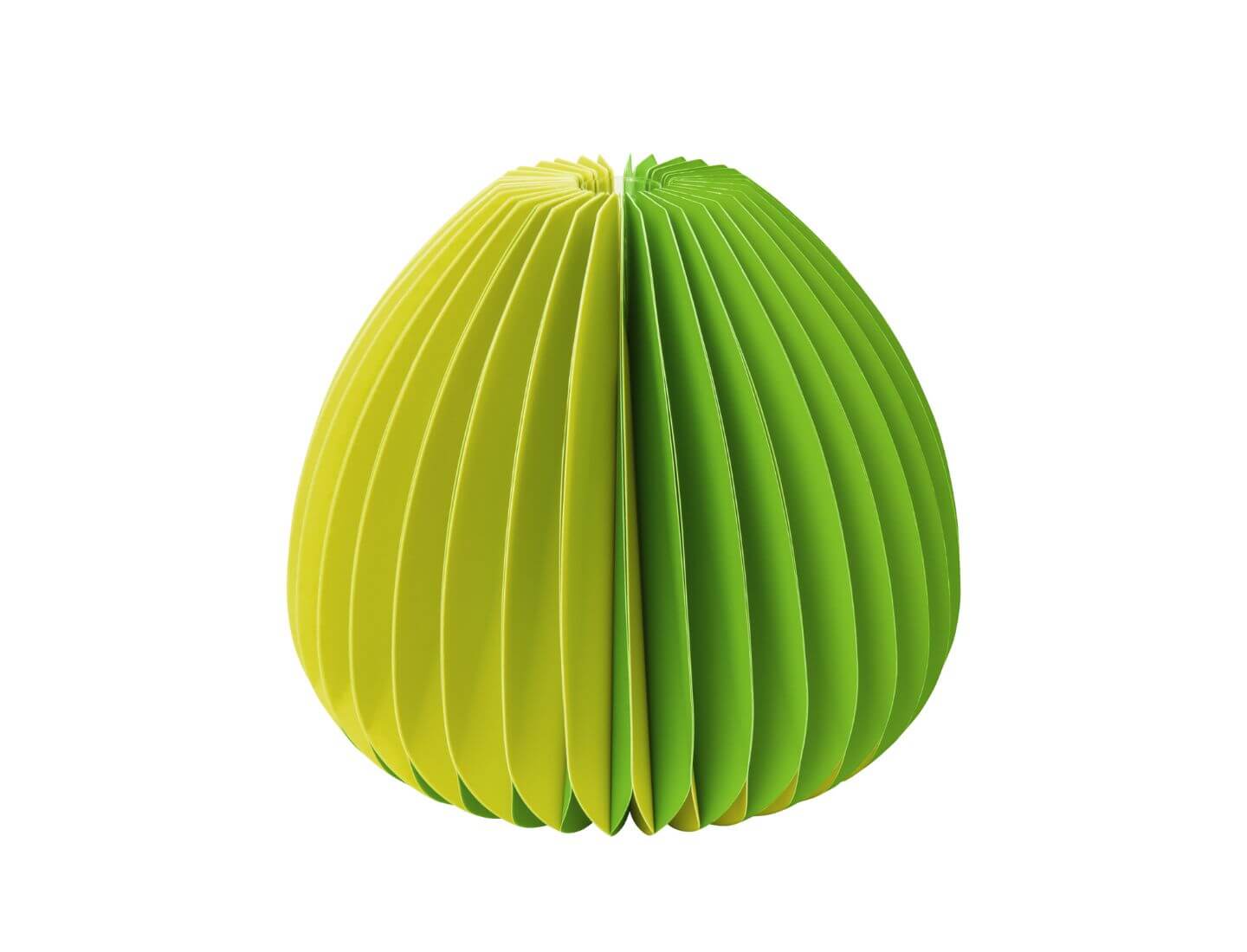 Papiervase 'Yuki' green