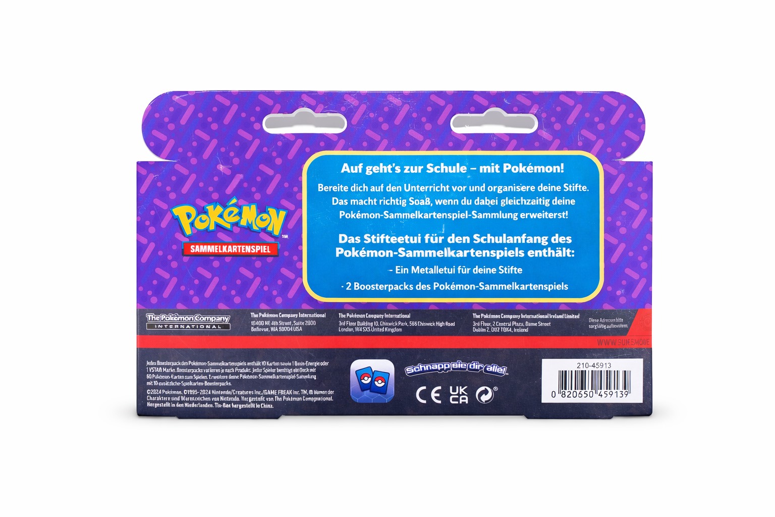 Pokémon Pencil Case  - Glurak (inkl. zwei Boosterpacks)
