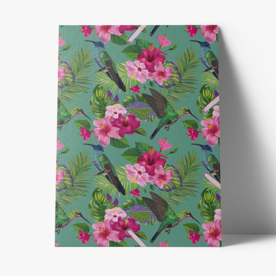 Sammelmappe de Luxe Flower Bird