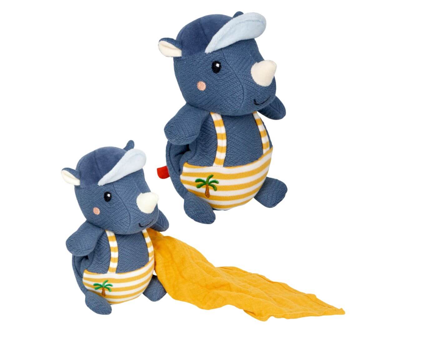 Kuscheltier mit Schnuffeltuch Nashorn - Little Wonder
