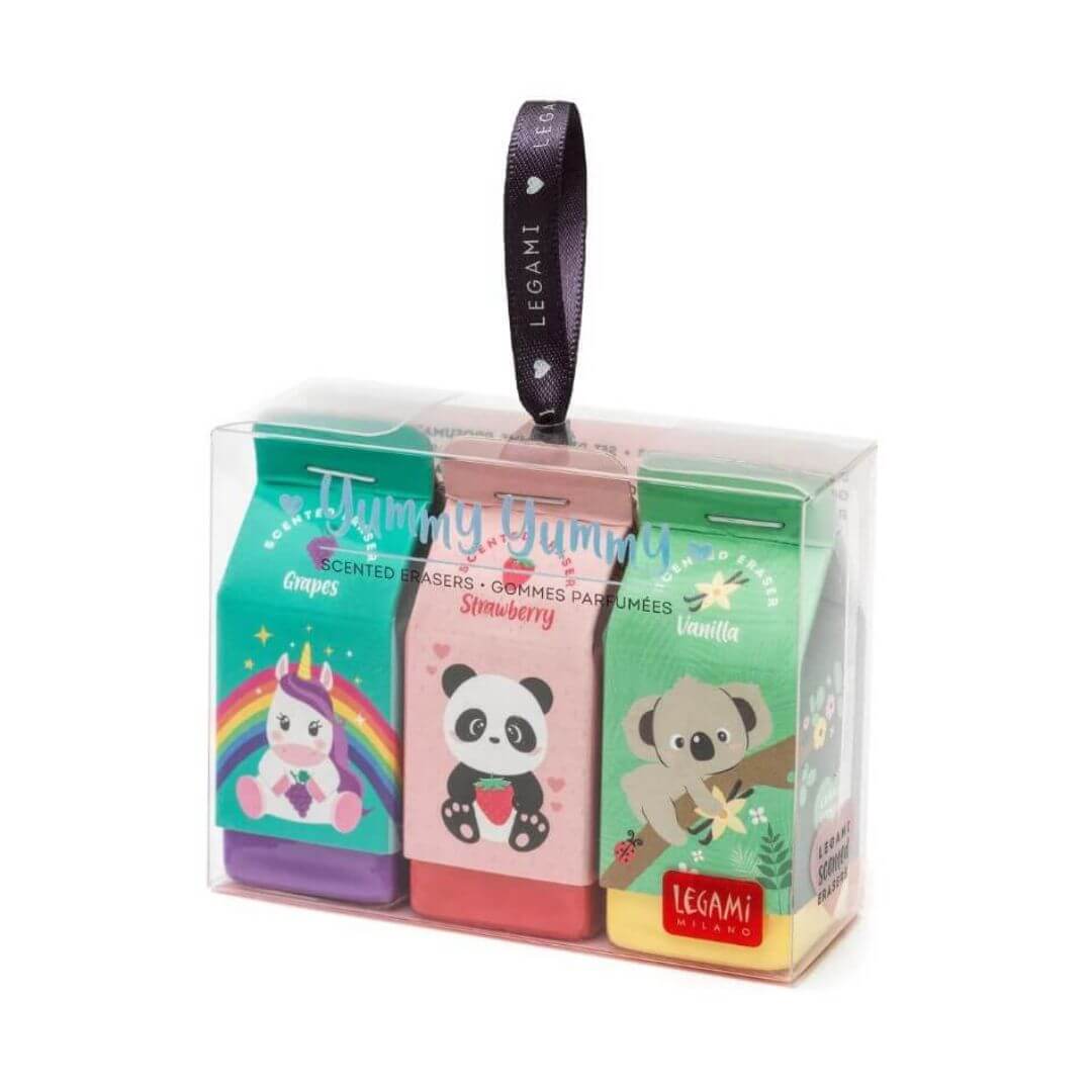 Radiergummi-Yummy-Yummy-1 3er Set Radiergummis mit Duft - Yummy Yummy