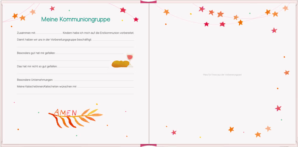 Eintragalbum - Meine Erstkommunion (rosé)
