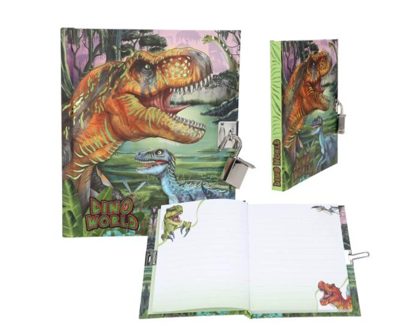 Dino World Tagebuch mit Schloss