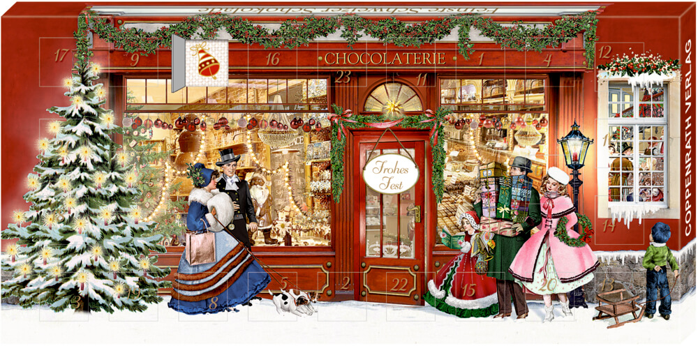 Adventskalender-Schokolade - Chocolaterie (Barbara Behr)