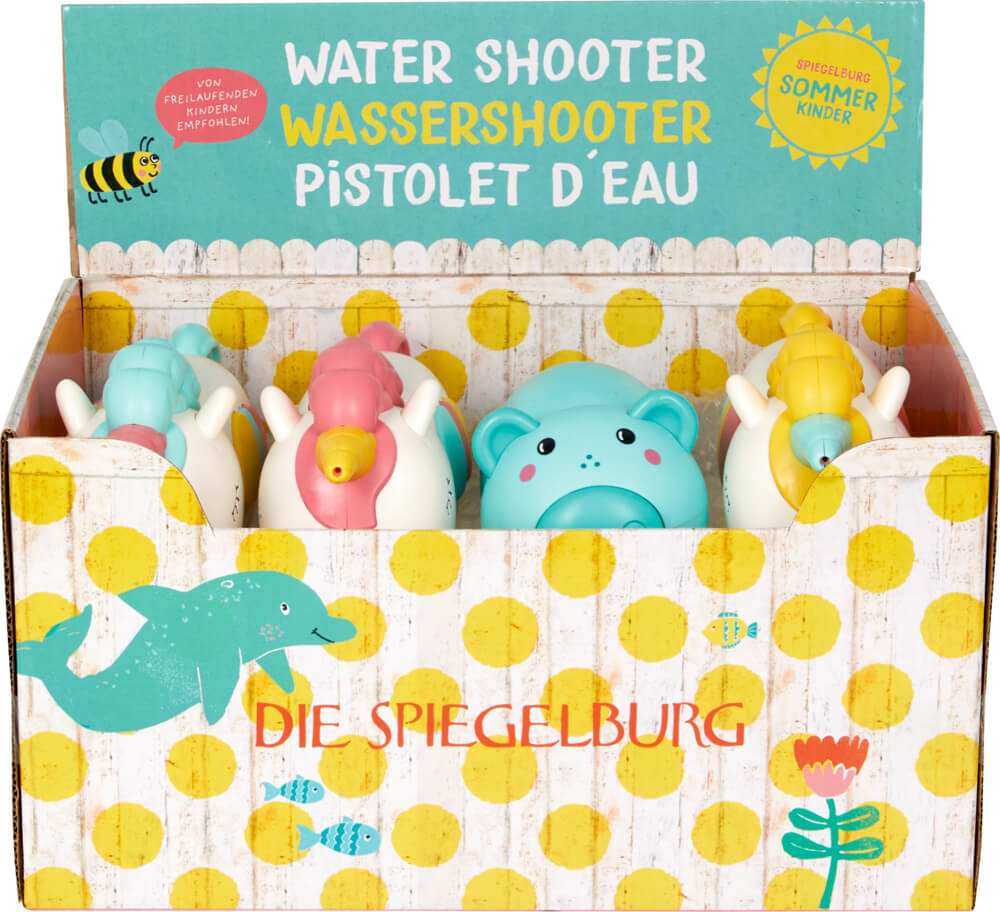Wassershooter Einhorn & Schwein - Spiegelburg Sommerkinder (einzeln)