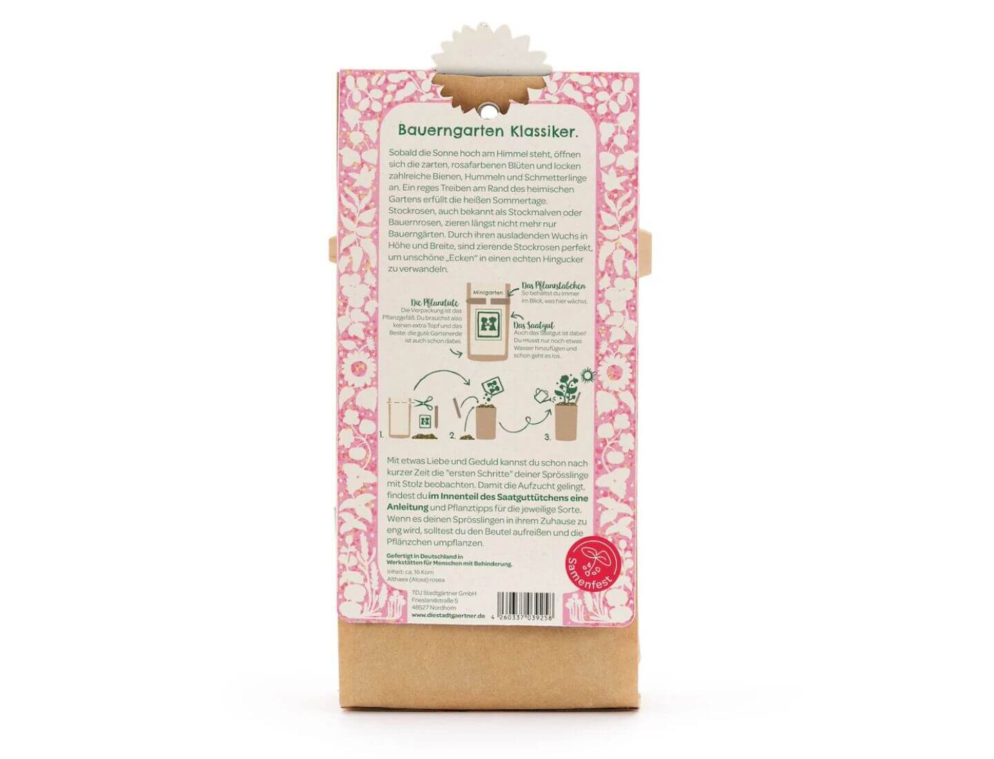 Minigarten - Stockrose