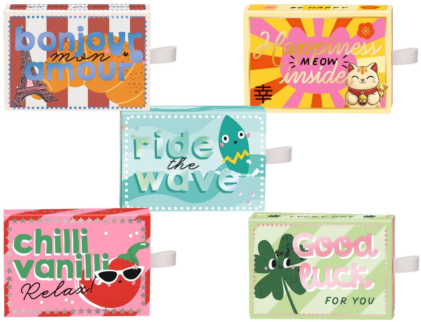 Glücksbringer mit Botschaft (einzeln)