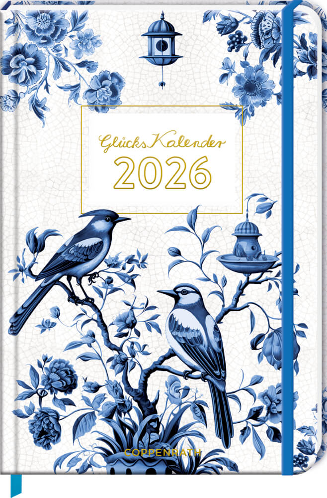 Großer Wochenkalender: GlücksKalender 2026 Vögel (B.Behr)