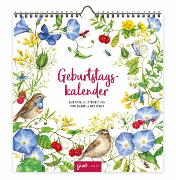 Geburtstagskalender Blumenwiese