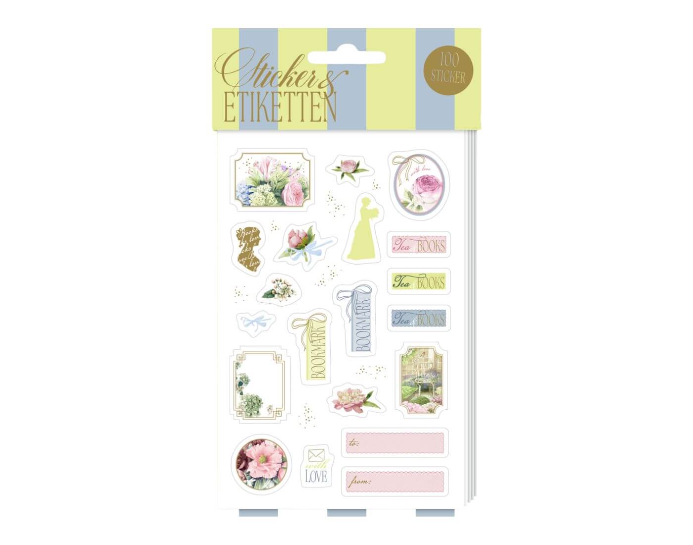 Stickerbogen: Sticker und Etiketten Miss Jane - J.Austen (Bastin)