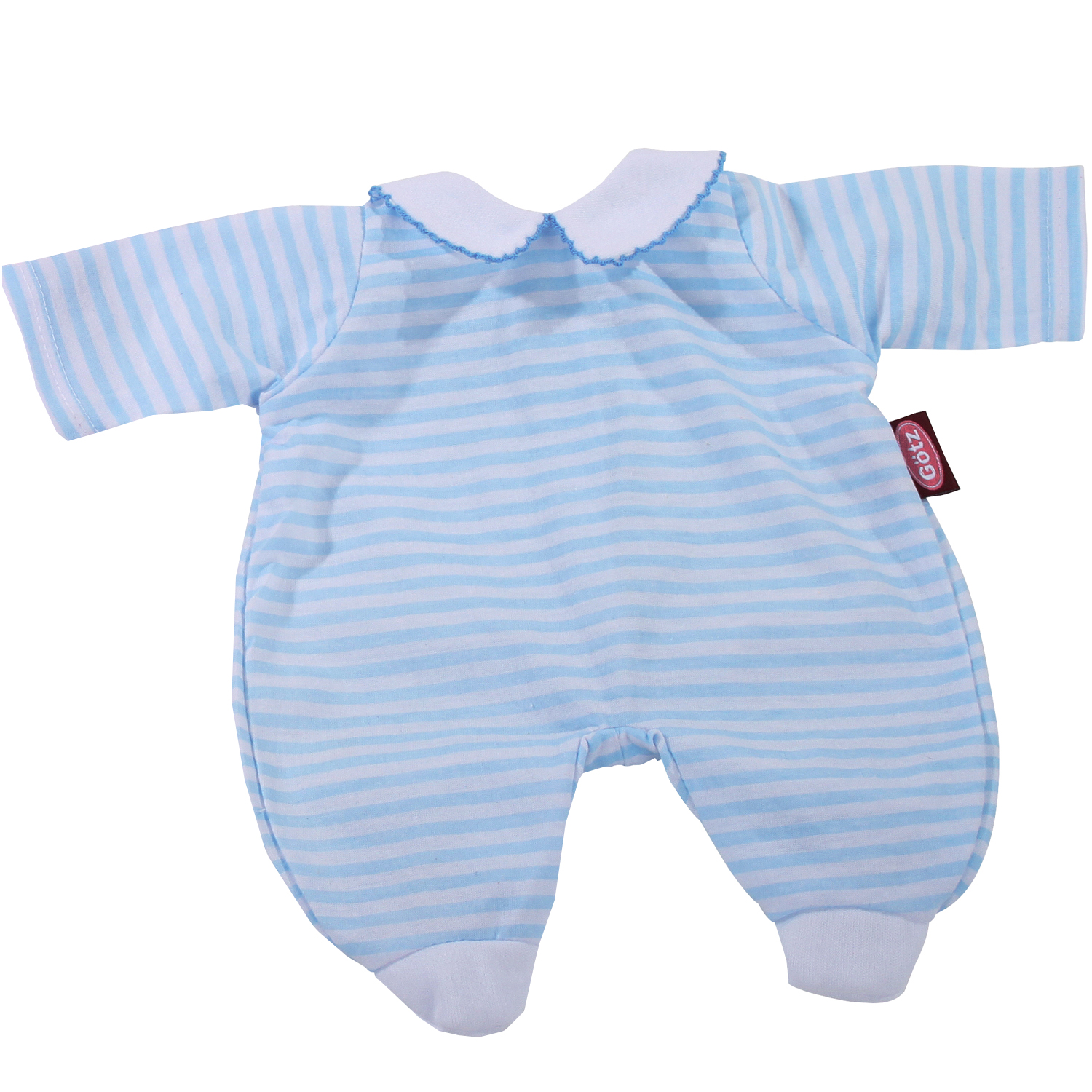 Strampler blau-gestreift Gr. S