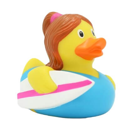 Badeente Surfer Girl