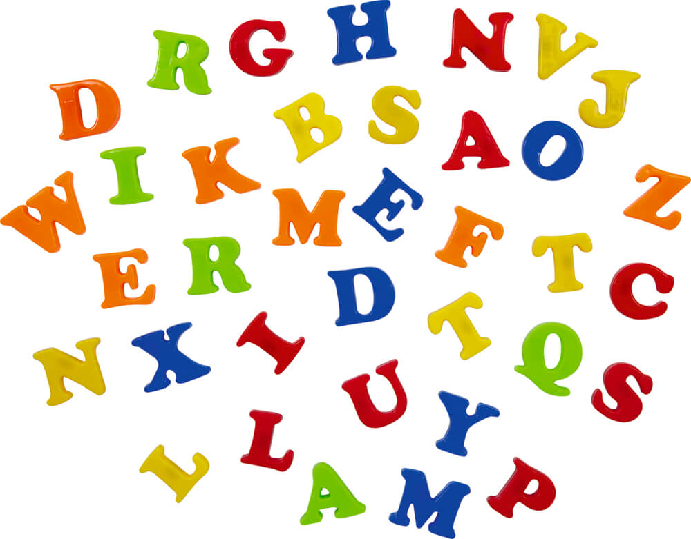 Magnet-ABC - Bunte Geschenke