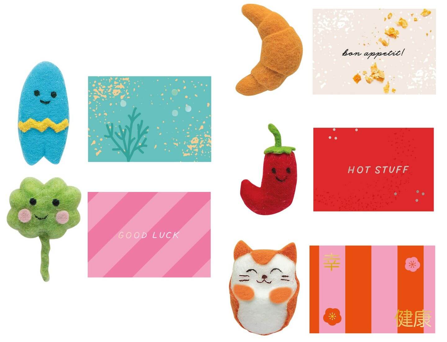 Glücksbringer mit Botschaft (einzeln)