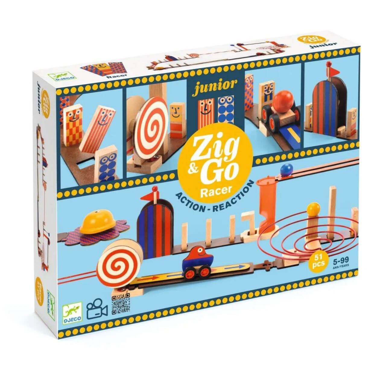 Zig & Go Junior - Racer - 51 Teile Zig & Go Junior - Racer - 51 Teile