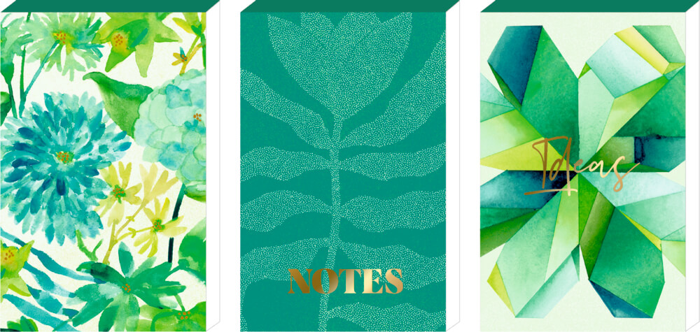 Notizblöckchen - All about green (einzeln)