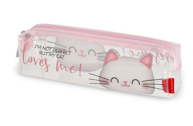 Legami Transparentes Schreibmäppchen - Katze