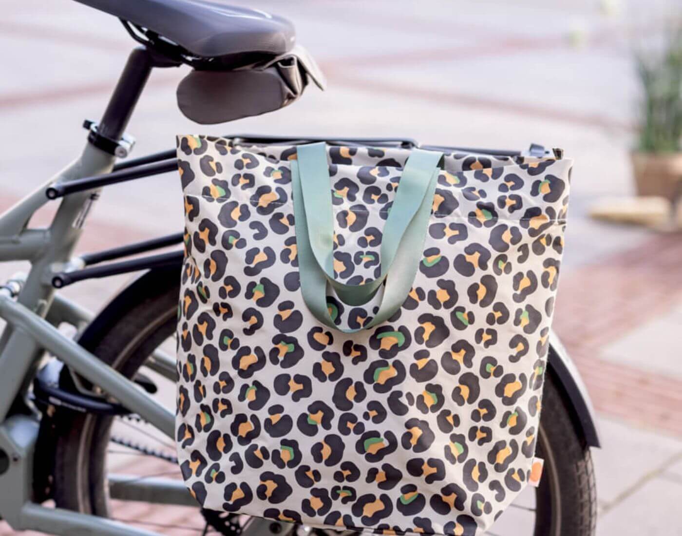 Faltbare Fahrradtasche Leo klassisch - shine bright