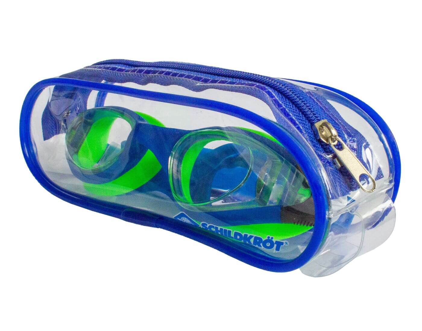 schildkroet-schwimmbrille-blau-1-1 Junior Schwimmbrille Capri 5+, Blau-Grün