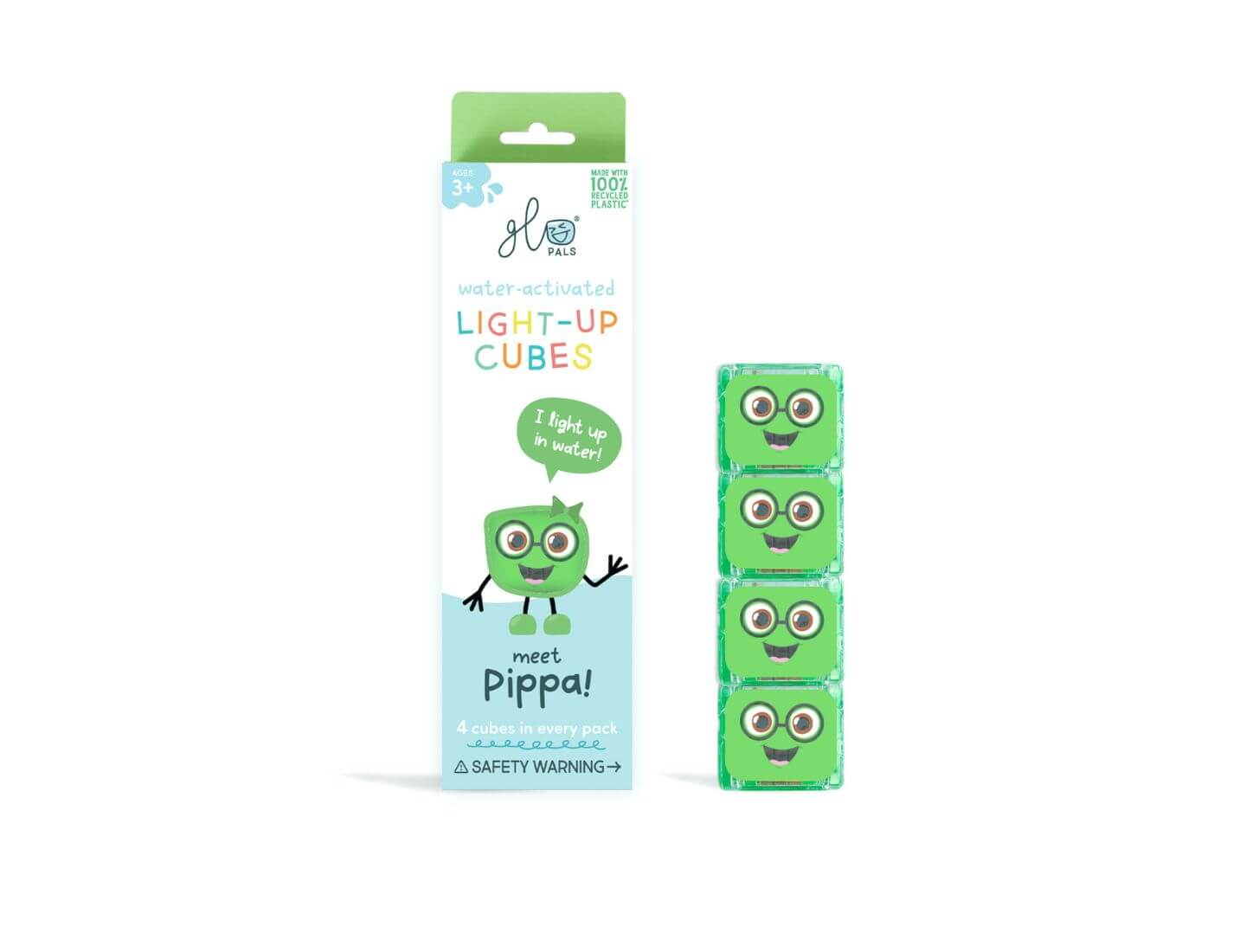 Glo Pals Leuchtwürfel - Pippa – grün