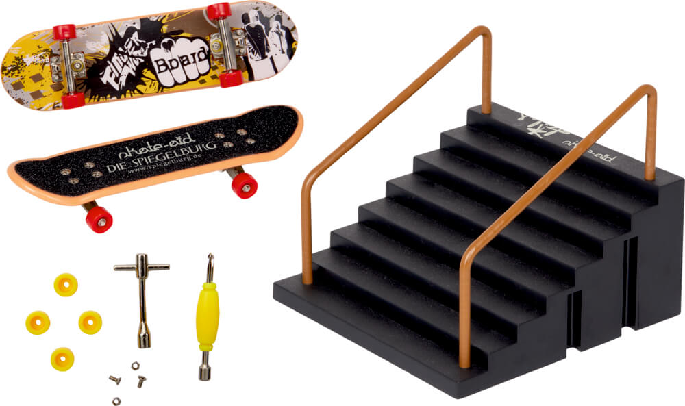 Mini-Skateboard-Set Stairs - skate-aid
