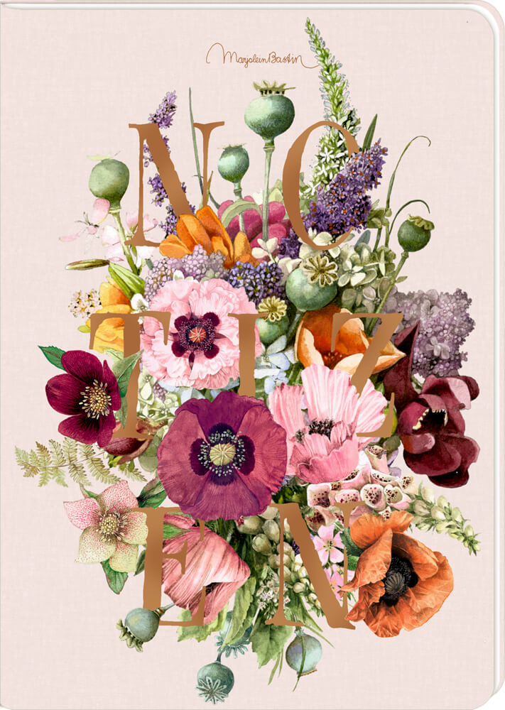 Notizhefte DIN A5 - Blütenzauber (M. Bastin) (einzeln)