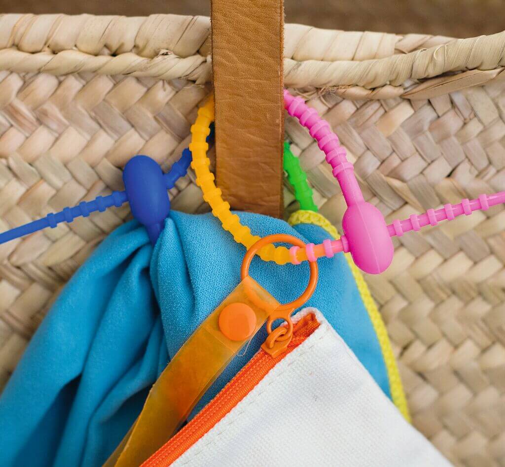 Fernweh - Twist & Fix Kabelbinder Neon 4er Set (einzeln)