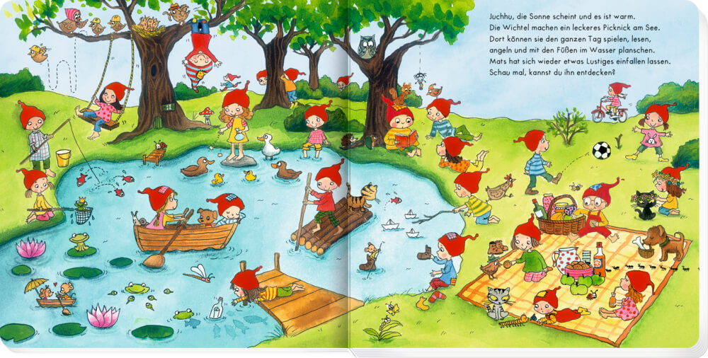 Mein Frühlingswichtel-Wimmelbuch