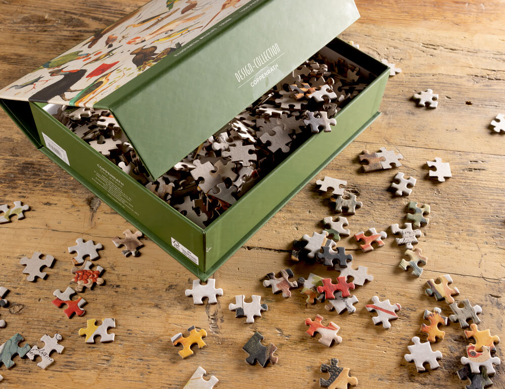 Puzzle Illustrierte Tierwelt (1000 Teile in Geschenkbox)