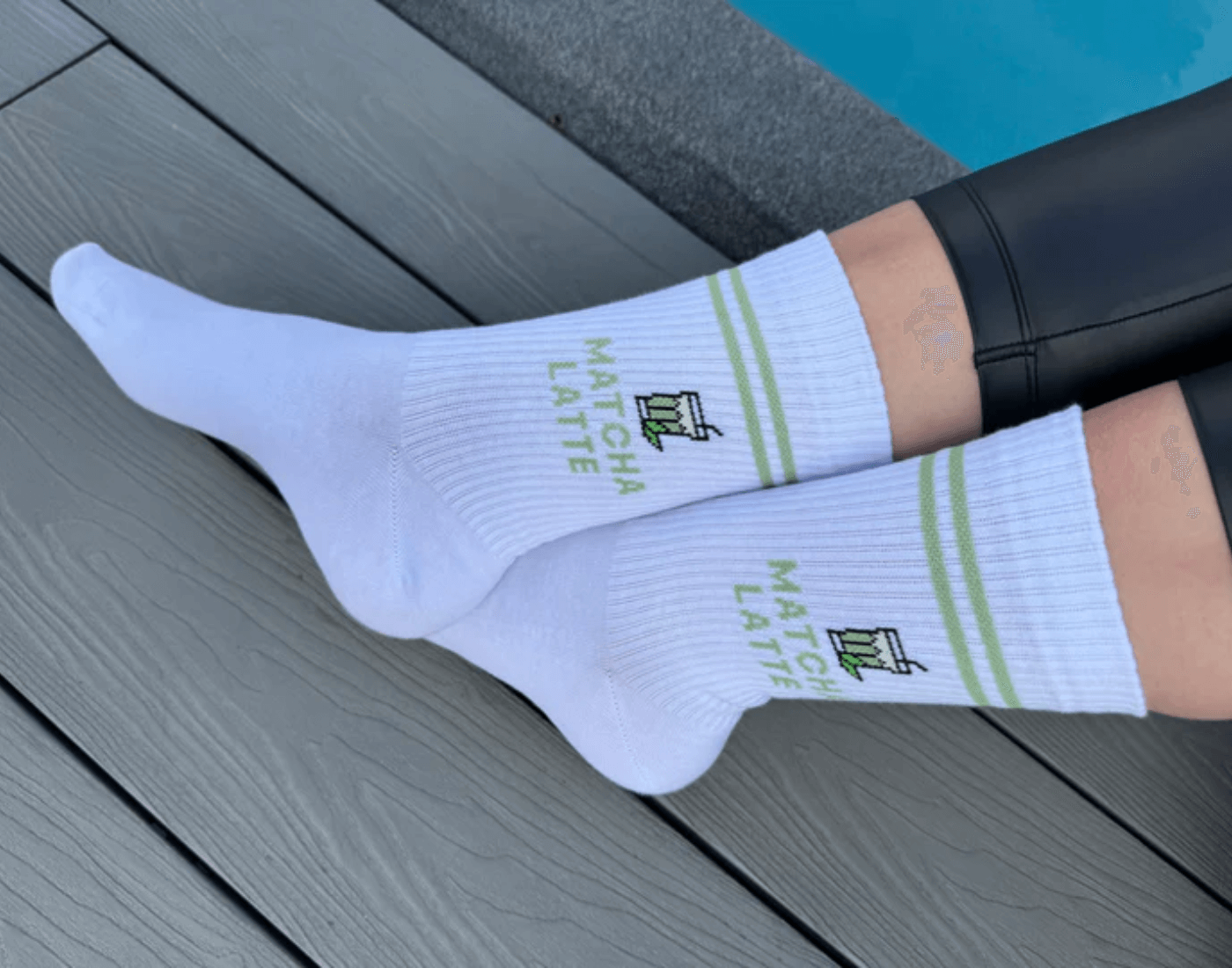Socken Matcha Latte - Größe 40-43