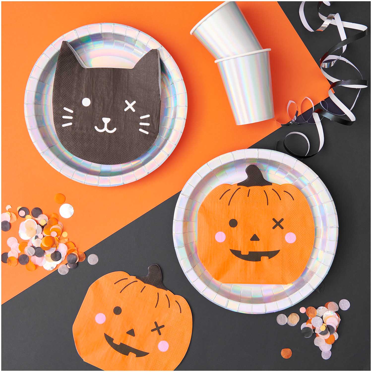 400026_AW_2 YEY! Let's Party Servietten Kürbis - 20 Stück