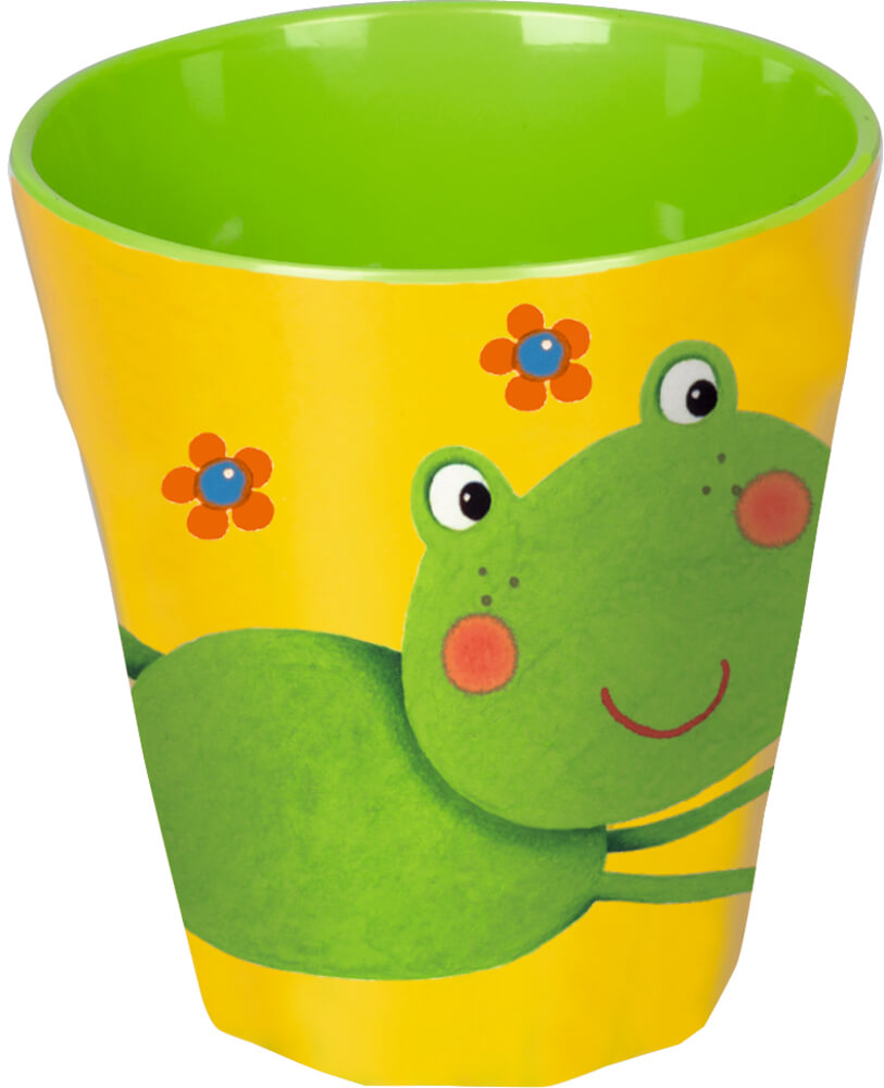 4029753182296-1 Becher Frosch - Freche Rasselbande