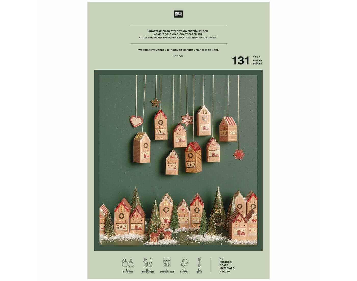 Adventskalender Bastelset