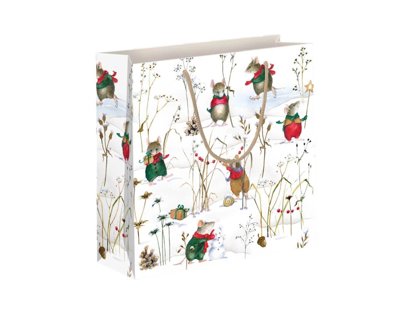 Große Geschenktüte Lustige Winterfreunde