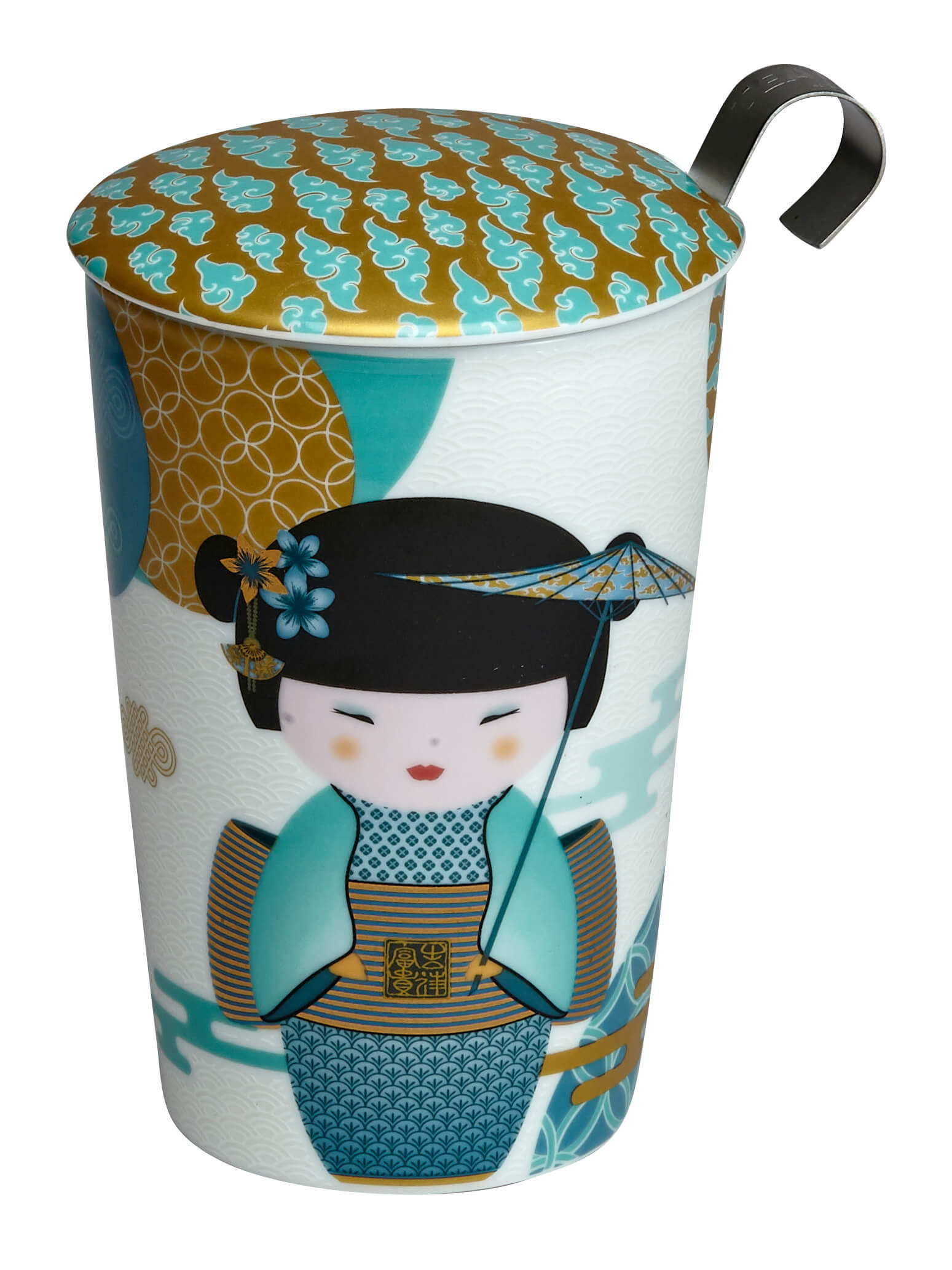 Teaeve "New Little Geisha" Petrol - Tasse